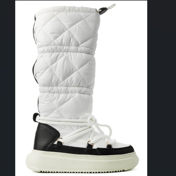 NEW PAJAR Gravita Waterproof High Pull On Boots IN white for women 1225 10m5 - Picture 2 of 10